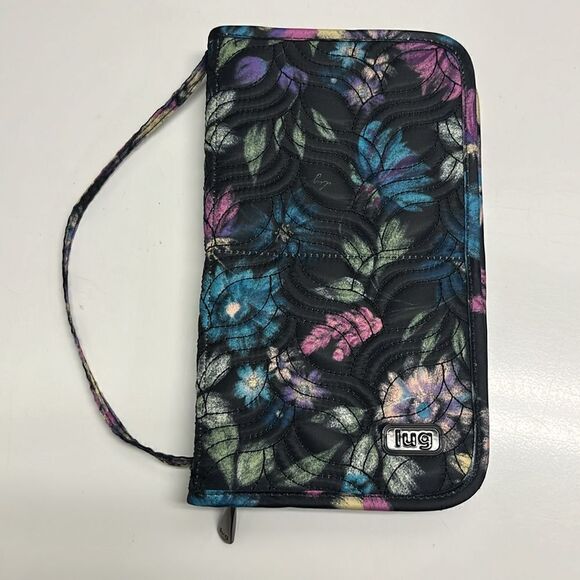 Lug Sleeper XL - Navy Bloom Organizer for Makeup Brush and Accessories - Picture 2 of 16